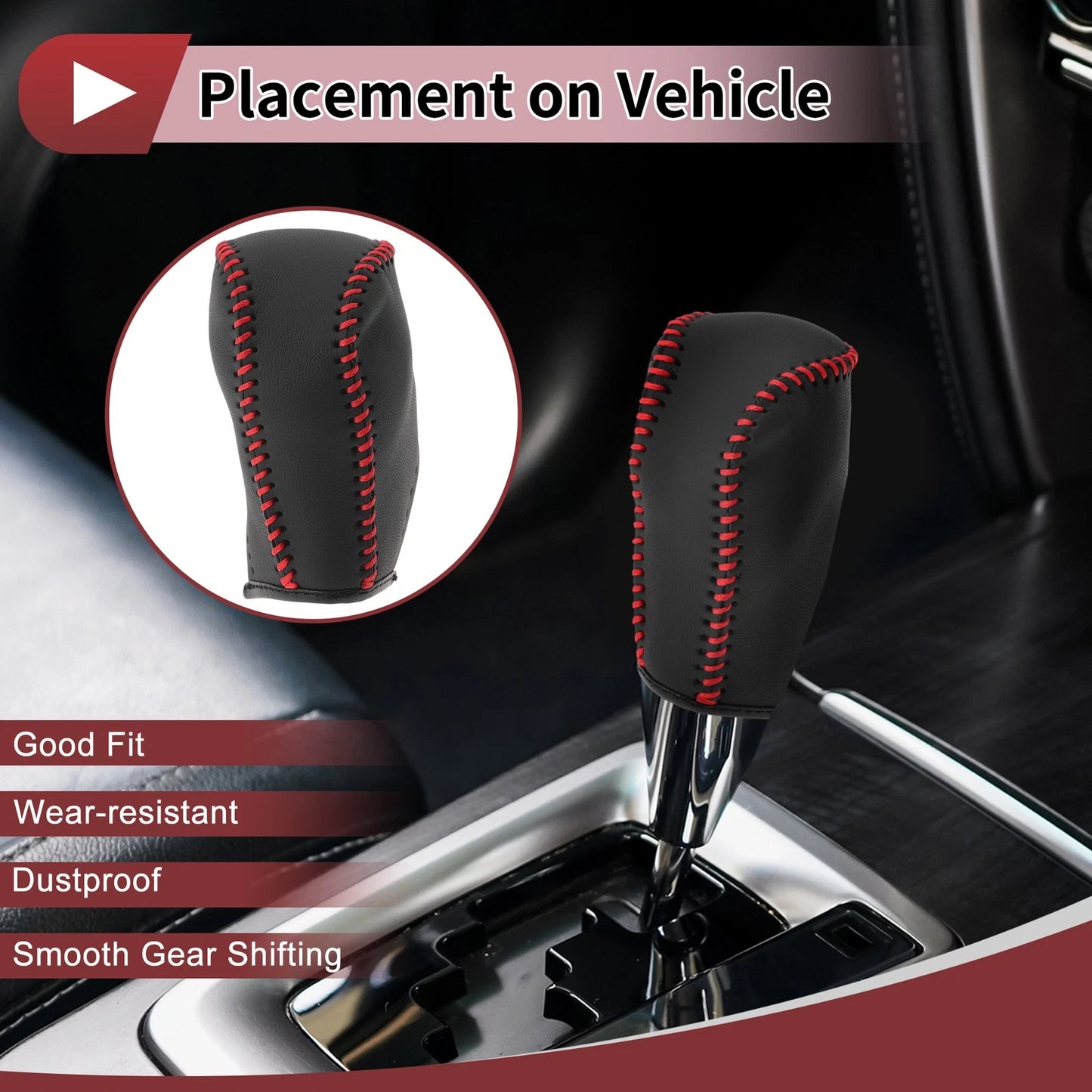 1 Pc Gear Shift Knob Cover for Toyota Corolla (2014–2018)