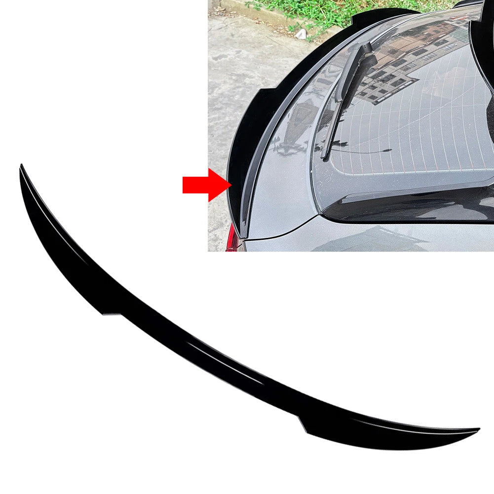 Glossy Black Tail Wing Spoiler Lip for Audi Q3 F3 Sportback (2019-2024)