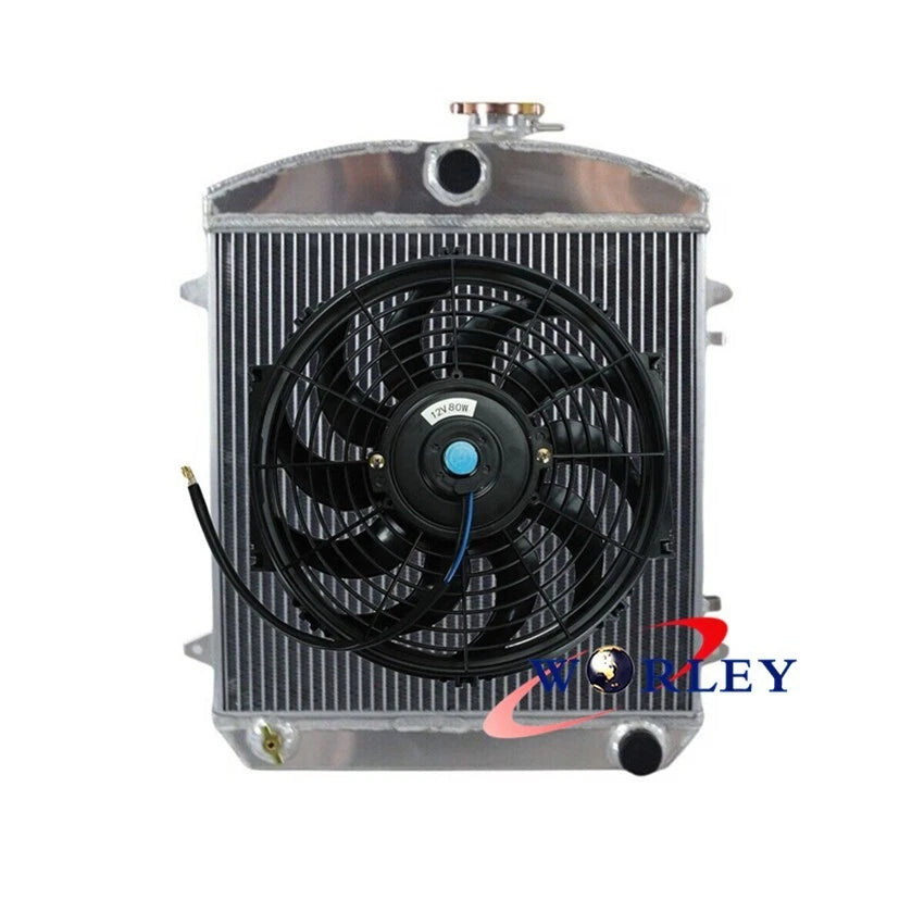 Aluminum Radiator + Fan for Holden F Series FE FC 2.2L 2.3L 6cyl (1956-60)