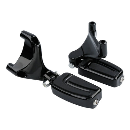 Black Passenger Footpegs for Harley Sportster 883 1200 (2004-2013)