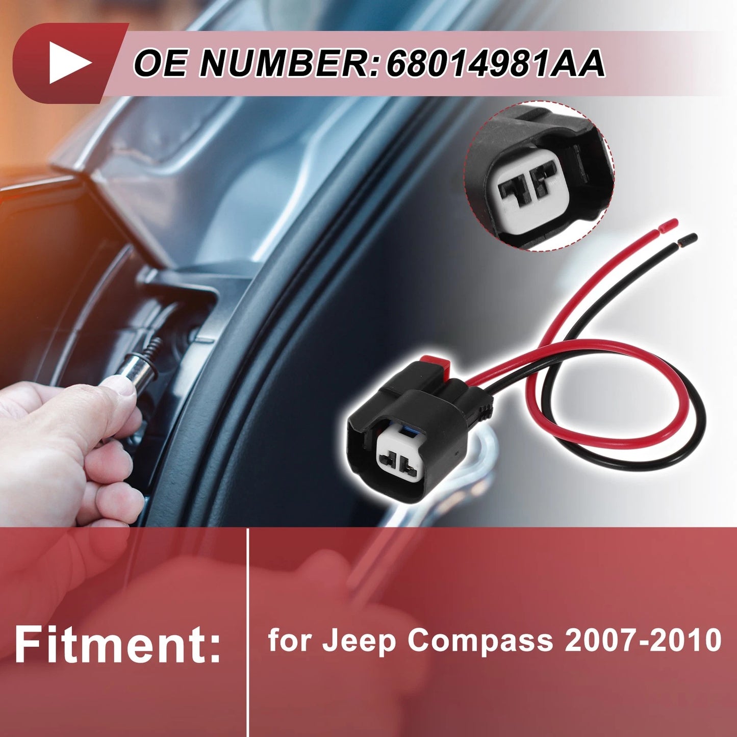 Reverse Light Socket Wiring for Jeep Compass (2007-2010)