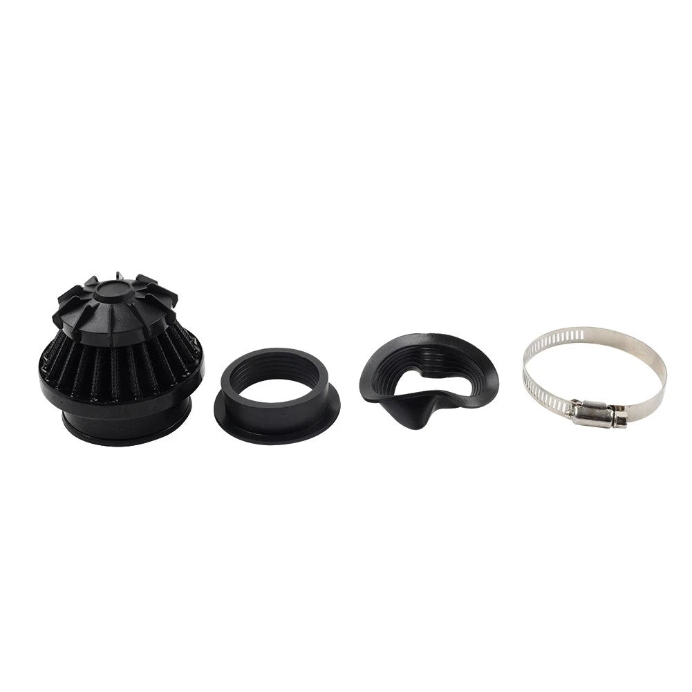 Clamp-On Air Intake Filter for Motorcycle 50/35/42/48MM - Black (No Year)