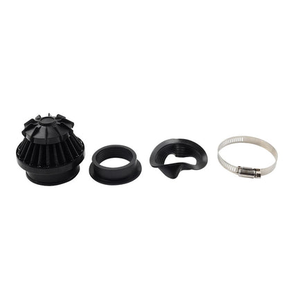 Clamp-On Air Intake Filter for Motorcycle 50/35/42/48MM - Black (No Year)