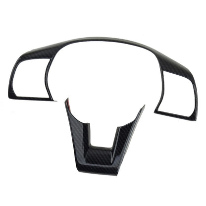1x Carbon Fiber Steering Wheel Button Cover for Hyundai Sonata (2015-2019)