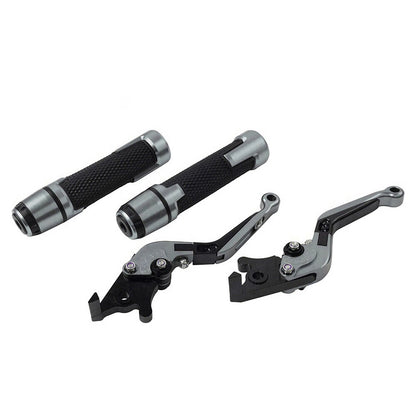 Titanium Extendable Brake Clutch Levers Grip Set for Yamaha YZF R3 R25 (2015-2023)