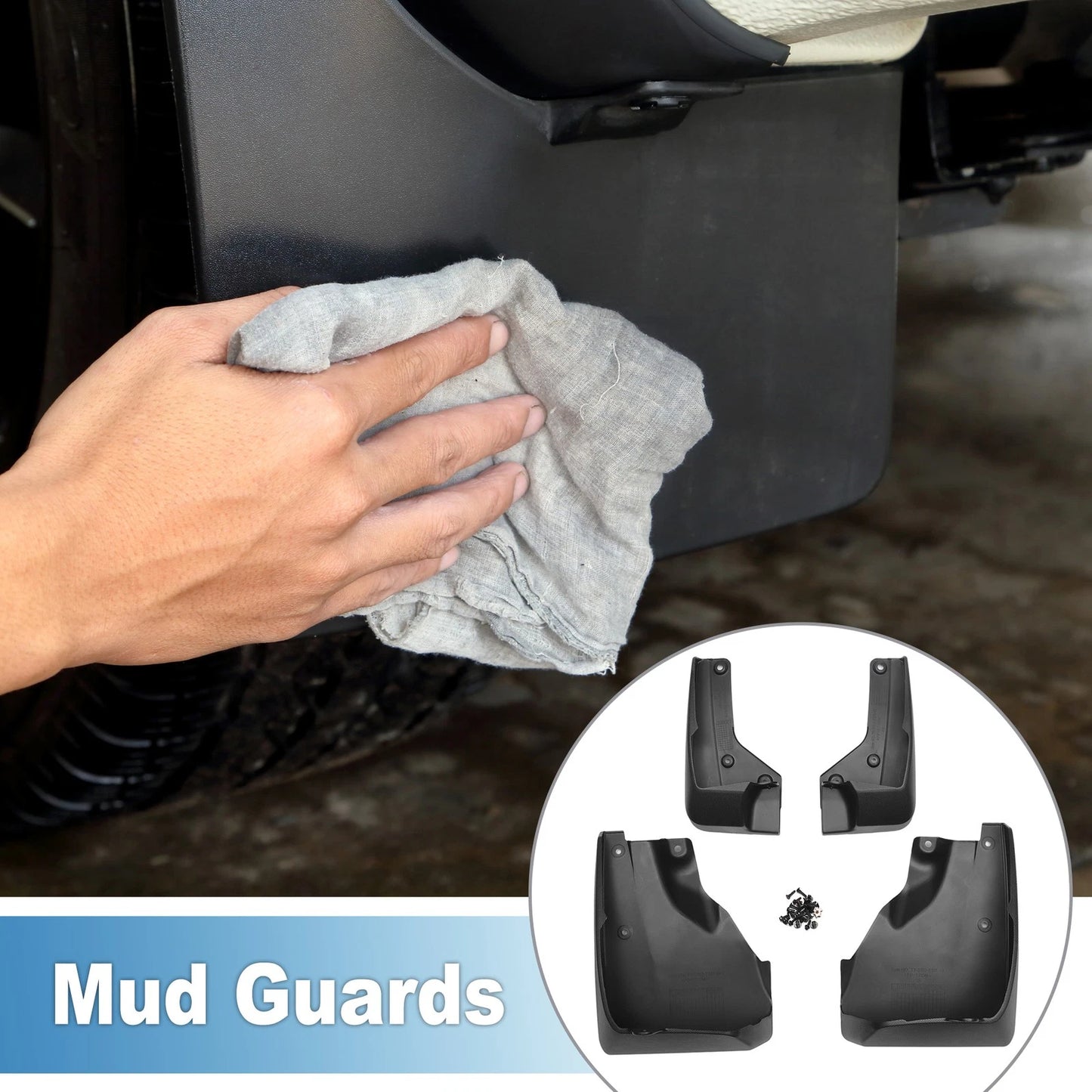 Mud Flap Splash Guards for Subaru Forester (2019-2021)