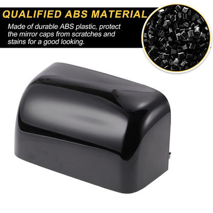 Rearview Mirror Cover Cap Gloss Black for Ford Excursion F150 F250 F350
