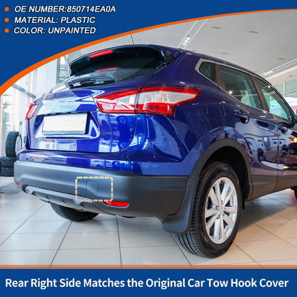 Rear Bumper Tow Hook Cover for Nissan Qashqai J11 (2014-2023)