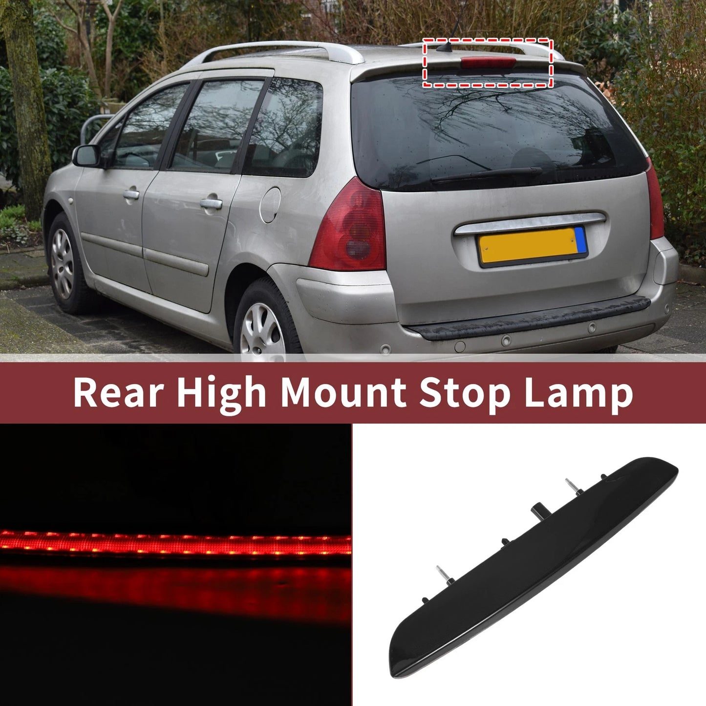 Grey LED Third Brake Light for Jeep Renegade (2015-2020)