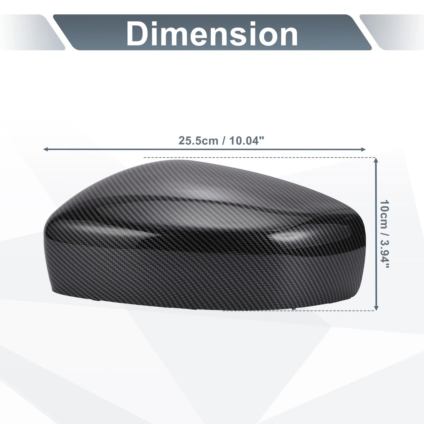 1 x Set Rearview Mirror Cover Cap Carbon Fiber for Infiniti G37 G25 Q60 Q40