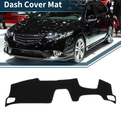 Dashboard Cover Mat for Honda Accord (2018-2023) Sun Protector Pad Black