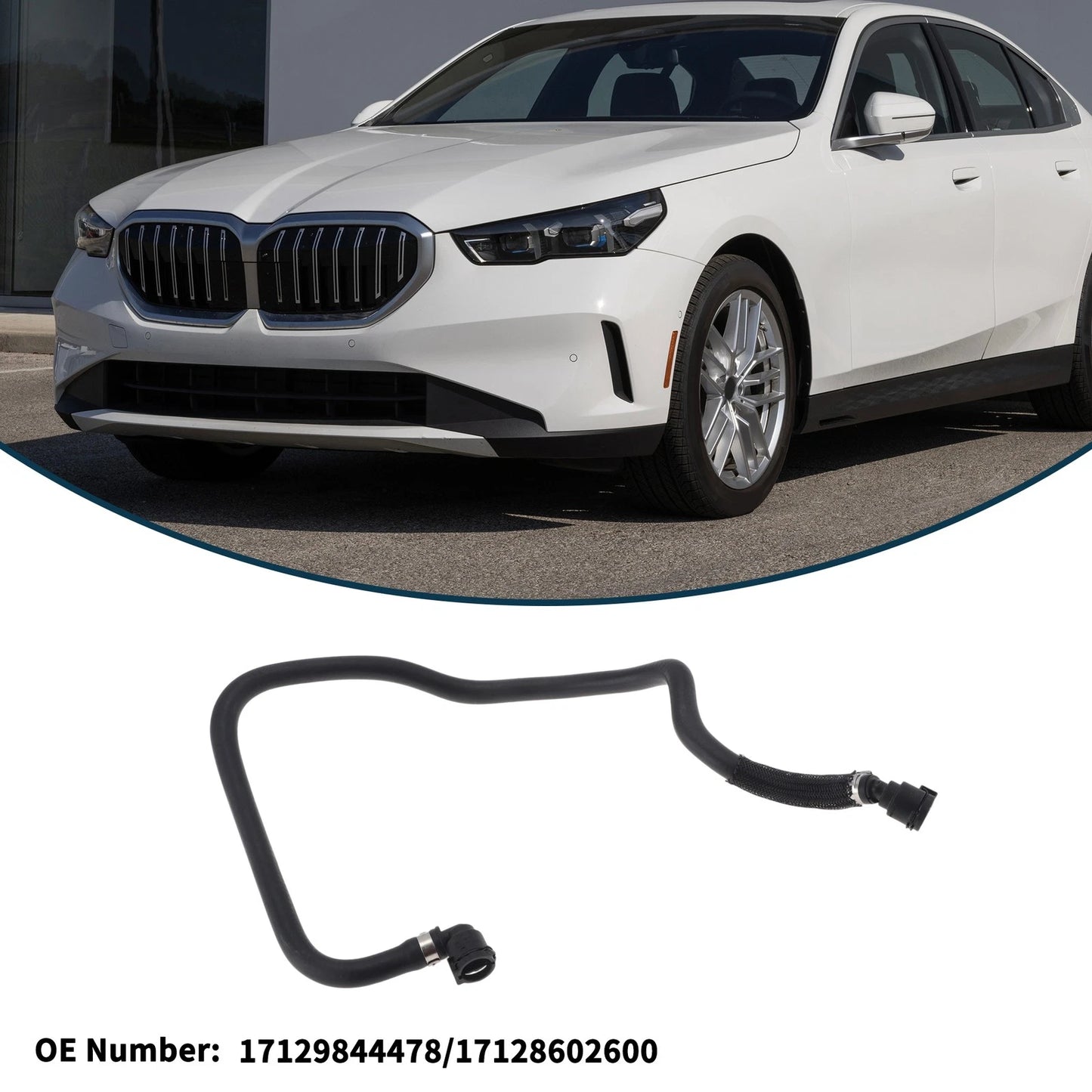 Radiator Hose for BMW 530e 2.0L L4 Coolant Pipe (2018-2020)