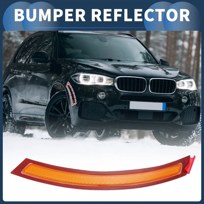 Bumper Reflector for BMW X5 2014-2018 1 x Red Yellow Front Right