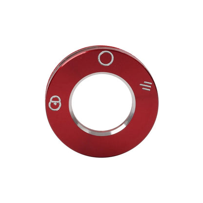 Red Ignition Switch Lock Trim Ring Cover for Vespa LX LXV S ET4 GTS GTV (2006-2023)