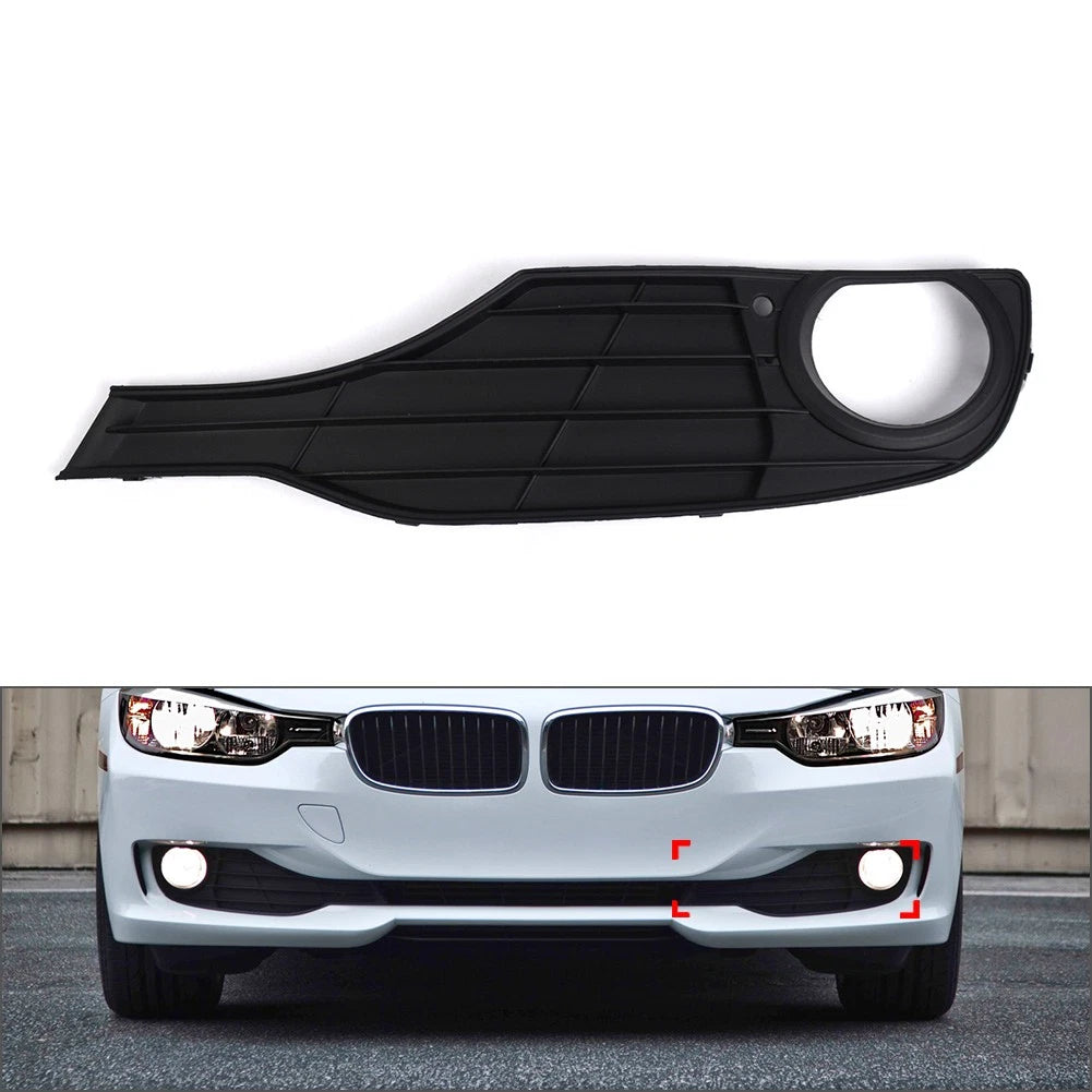 Left Side Front Bumper Fog Light Grille for BMW 3 Series F30 F31 (2012-2015)