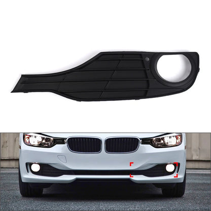 Left Side Front Bumper Fog Light Grille for BMW 3 Series F30 F31 (2012-2015)