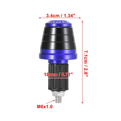 2 x Hand Grips End Caps Plug Bar for Motorcycle