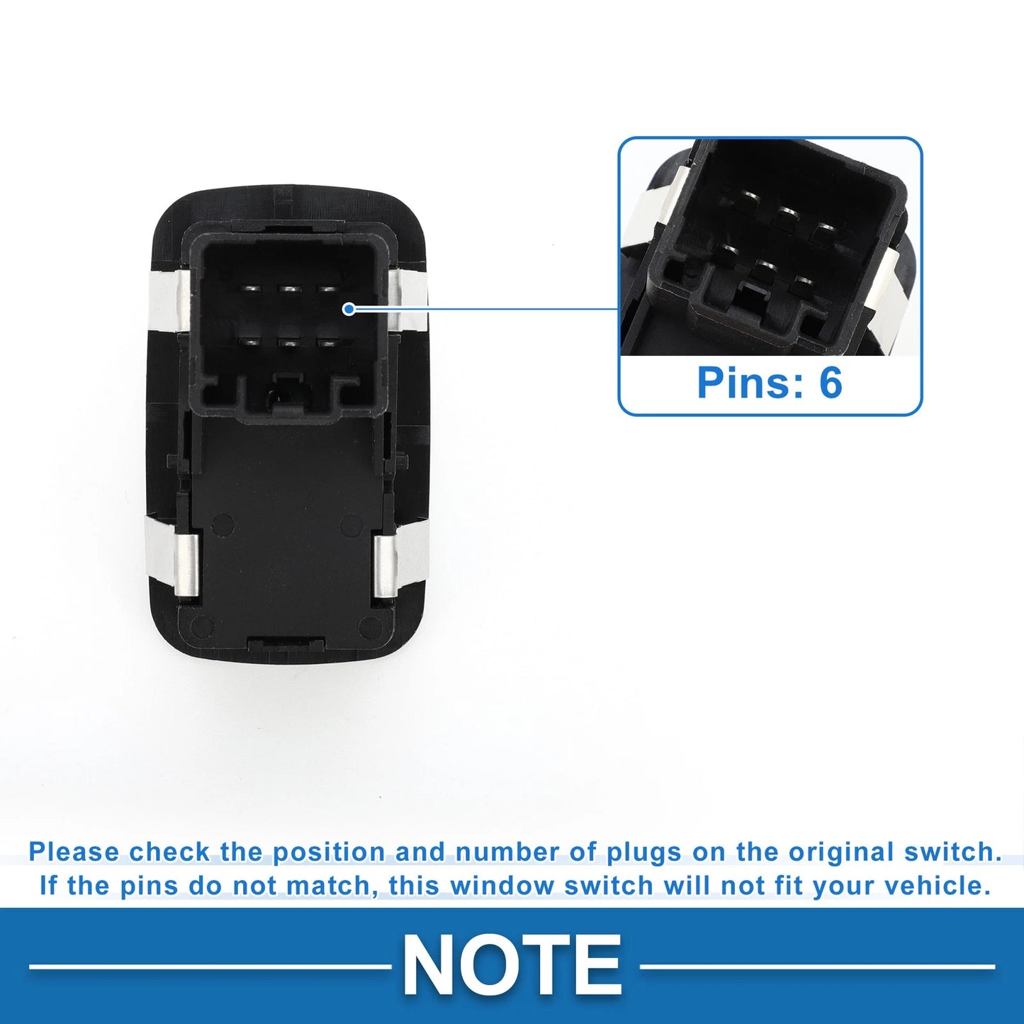 Rear Power Window Switch for Dodge Grand Caravan Chrysler