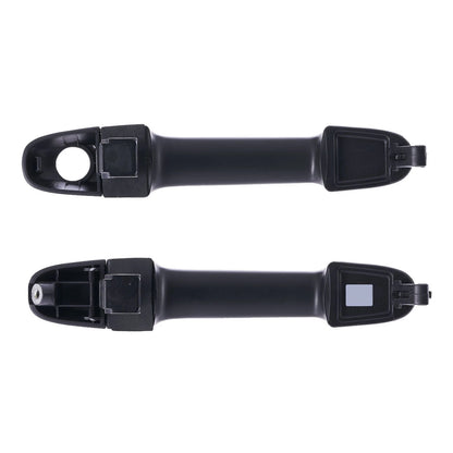 Set of 2 Front Left & Right Door Handles Outer Black for Hyundai i30 (07-12)