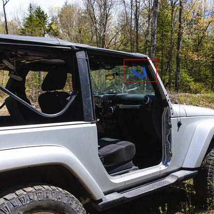 Front Grab Handles Kit for Jeep Wrangler JK (2007-2018) - Blue