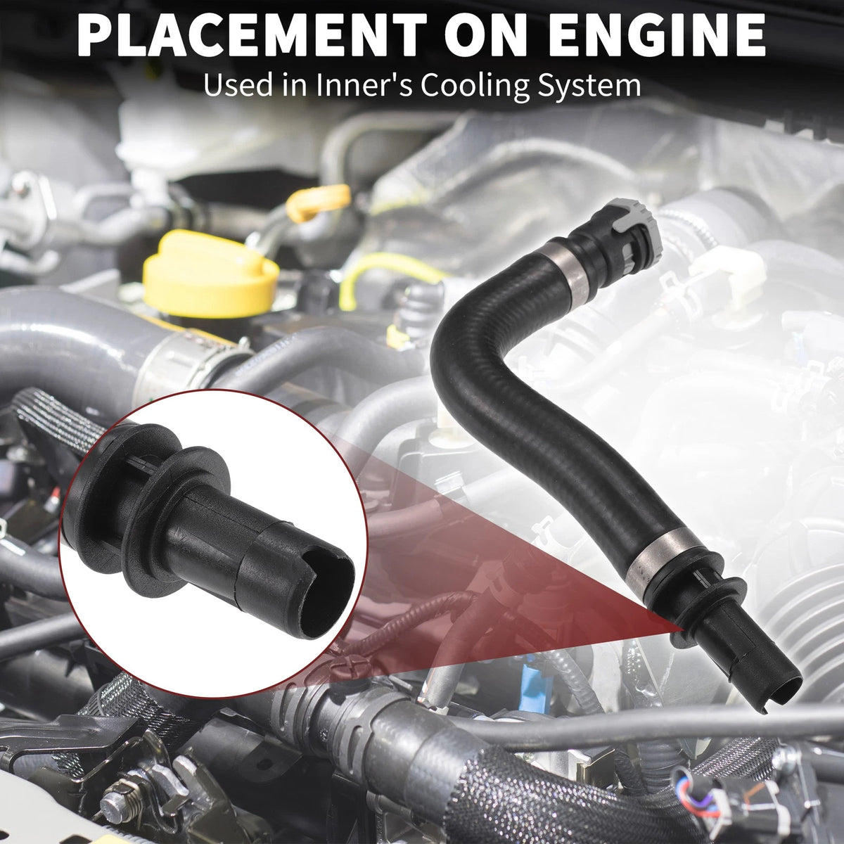 Water Heater Hose for Ford Escape, Lincoln MKC (2013-2019, 2015-2019)
