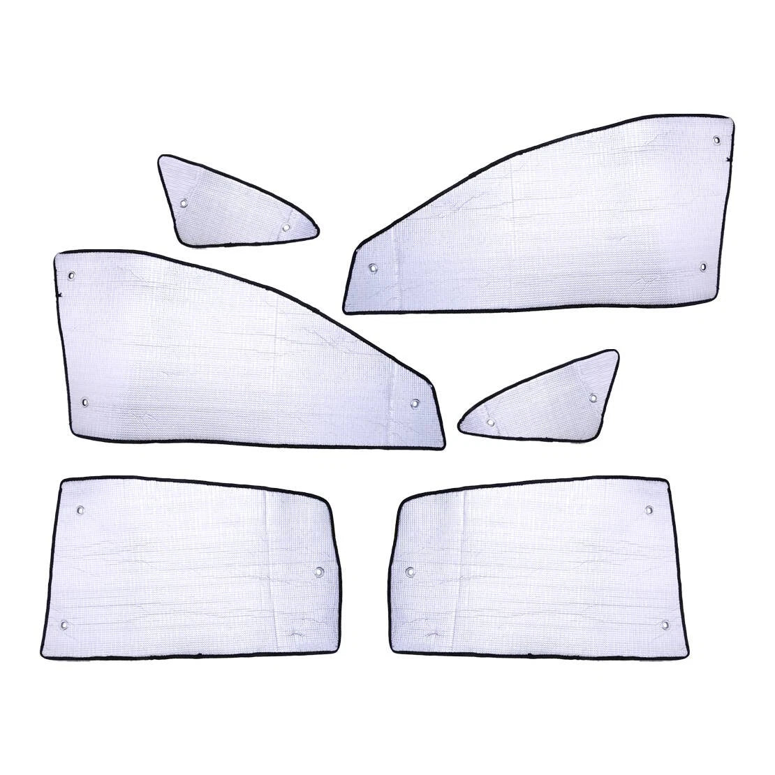 6 x Side Window Silver Privacy Sunshade Covers for Honda CR-V (2007-2011)