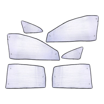 6 x Side Window Silver Privacy Sunshade Covers for Honda CR-V (2007-2011)
