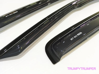 Visor Rain Shield Wind Deflector for Mazda BT-50 2012-2019
