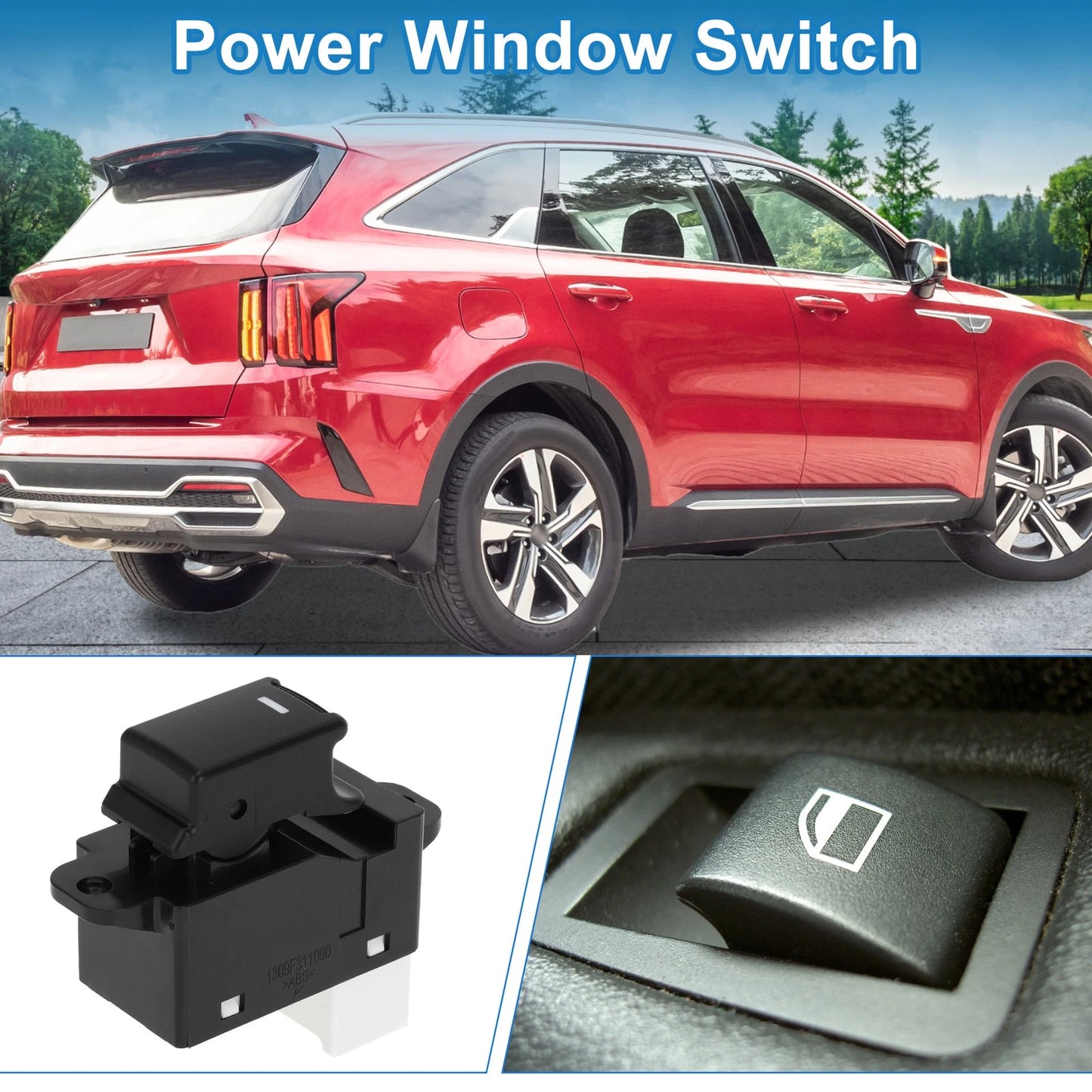 Rear Power Window Switch for Kia Sorento (2009-2014)