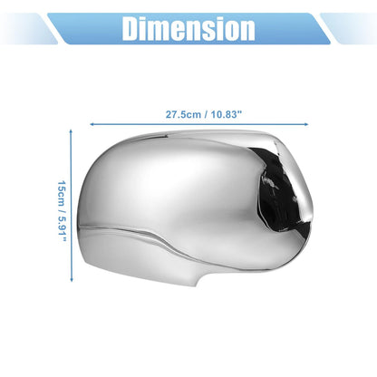 Pair Chrome Plated Full Mirror Cover for Chevrolet Trailblazer (2002–2009)