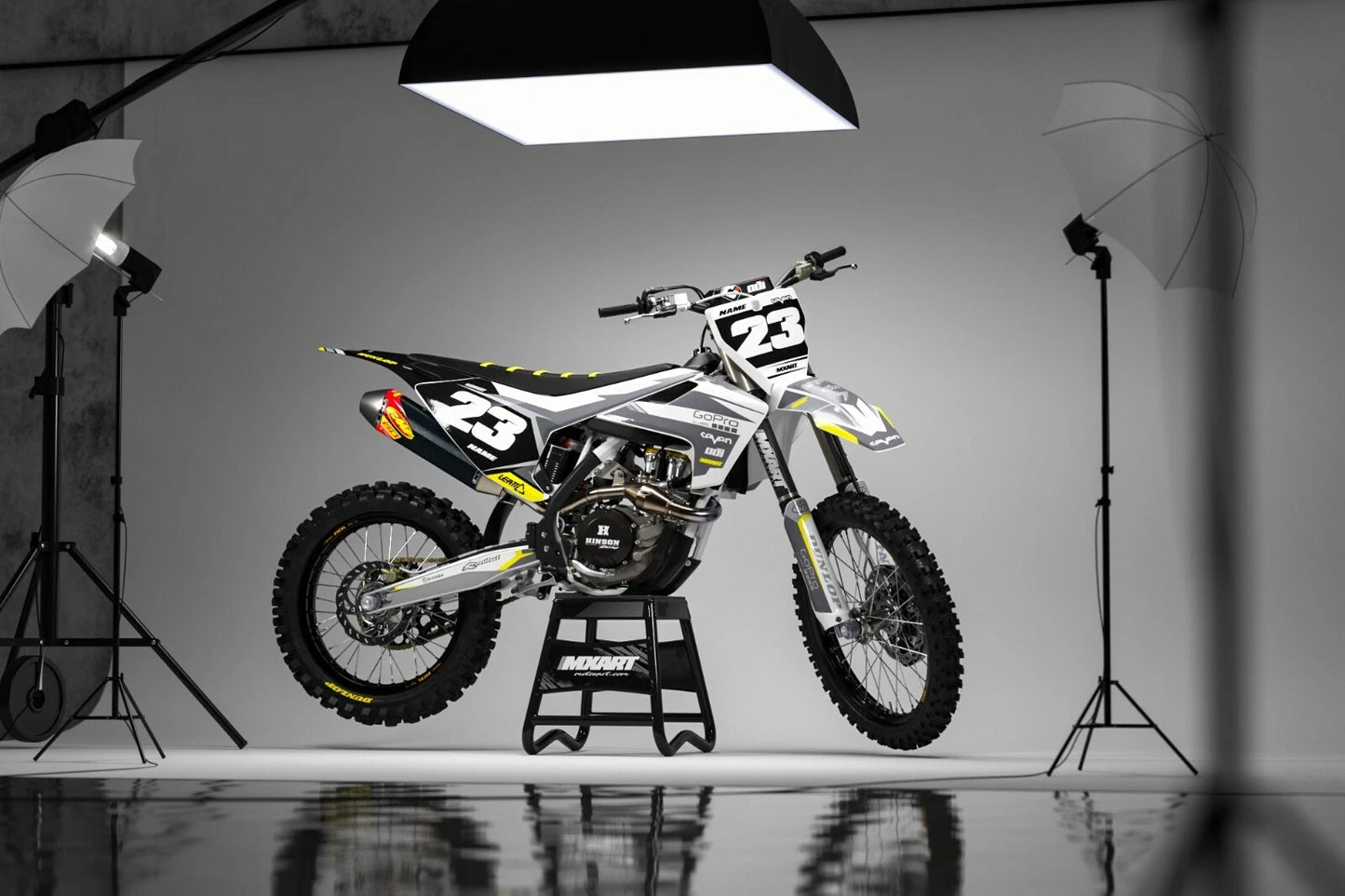 Custom Graphics Kit Decals for Husqvarna TC 50 (2017-2020)