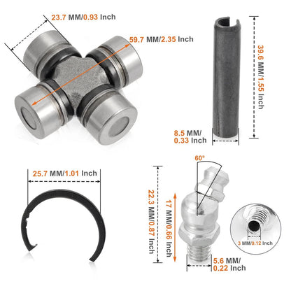 Front Prop Shaft U-Joint for Polaris Sportsman 330/400/450/550/570/600/700/800