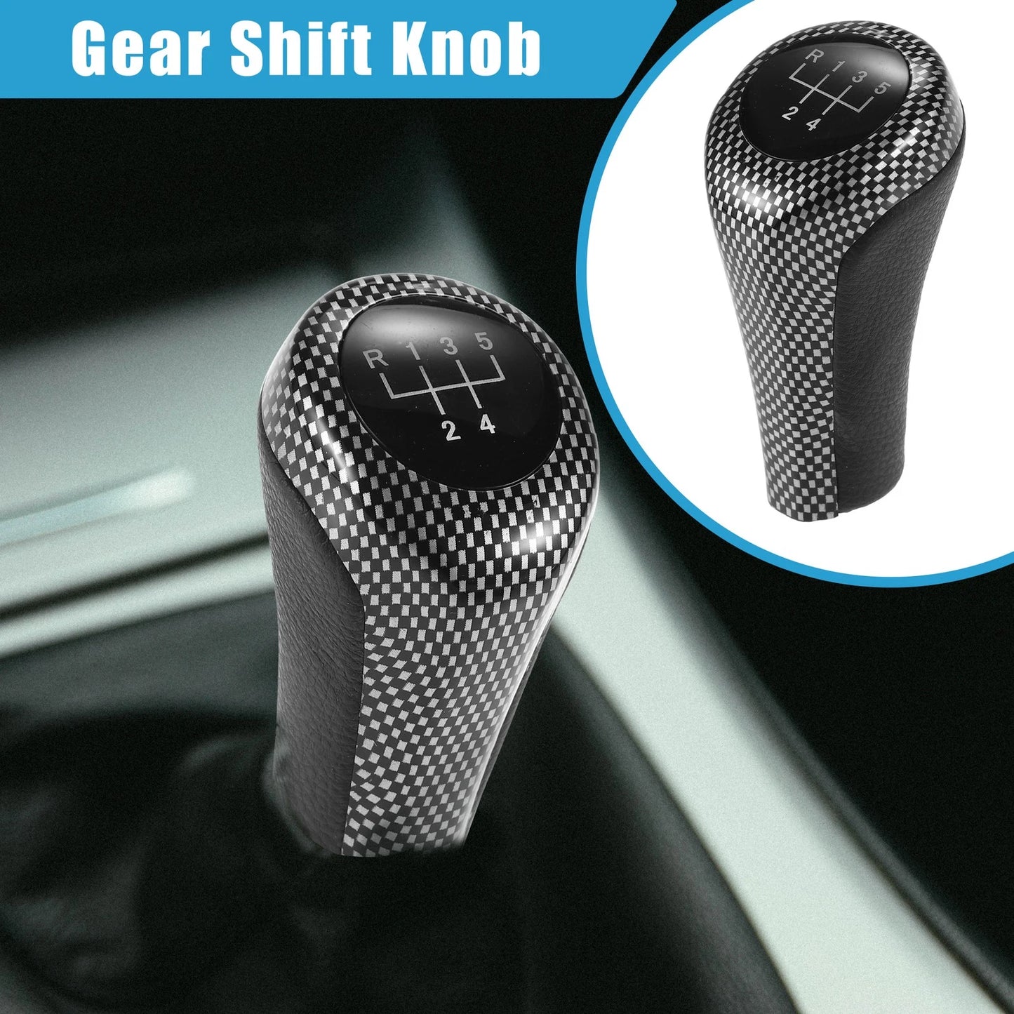 5 Speed Manual Gear Shift Knob for BMW 1 3 5 6 Series E81 (2007-2013)