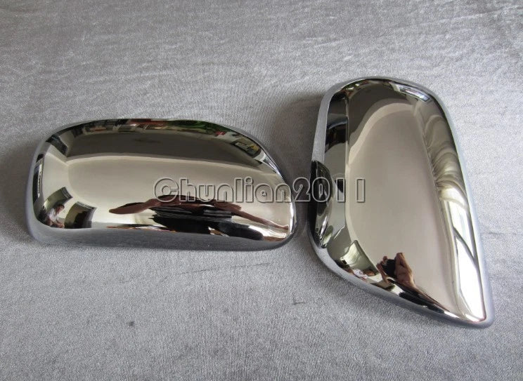 Chrome Side Mirror Covers for Toyota Yaris (2007-2011) & Prius (2004-2009)