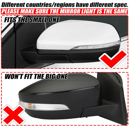 Smoked Lens Dynamic LED Side Mirror Turn Signal Light for Ford Edge (2015-2023)