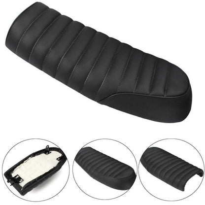 Black Motorcycle Cafe Racer Vintage Saddle Seat for CB Yamaha XJ