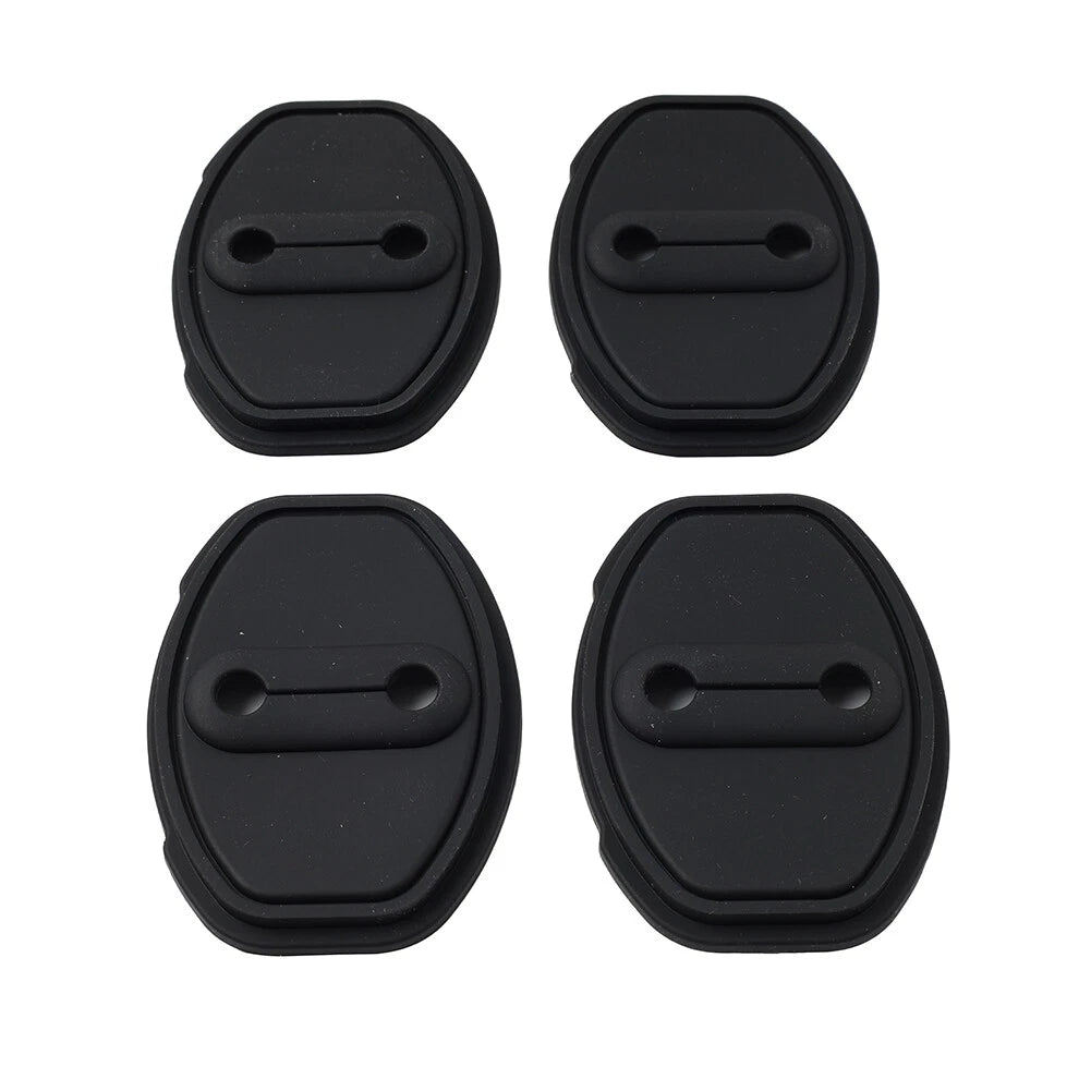Blk Door Lock Protective Cover for Audi A3 A4 TT S3 S4 VW Golf Passat Tiguan