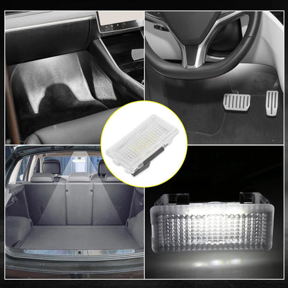 4 x Interior LED Footwell Lights for Tesla Model 3/Y/S/X (2017-2023)