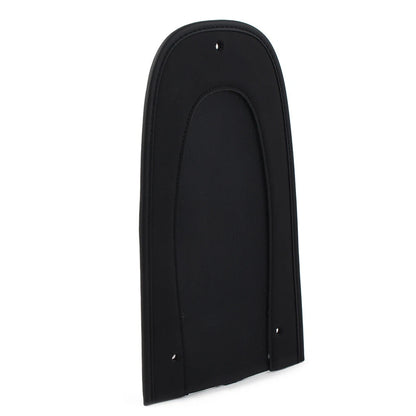 Black Flame Rear Fender Bib Leather Solo Seat for Harley Street Glide (2006-2023)