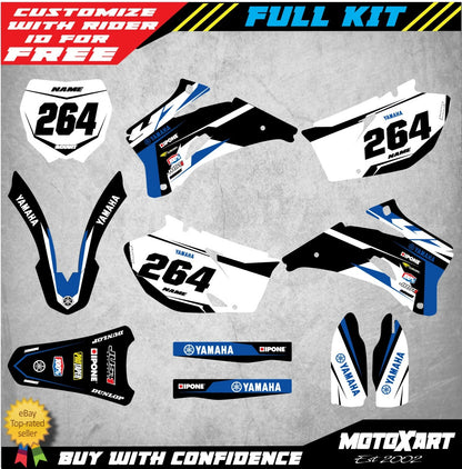 Custom Graphics Full Kit for Yamaha YZF 250 (2009) - STRENGTH STYLE Stickers