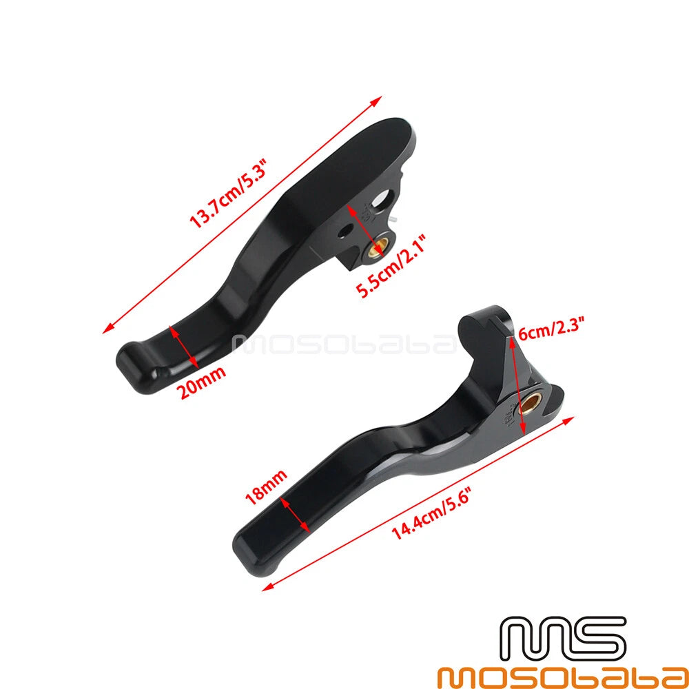 Red Hand Brake Clutch Levers for Harley Tri-Glide CVO/SE FLHTCUTG (2009-2023)