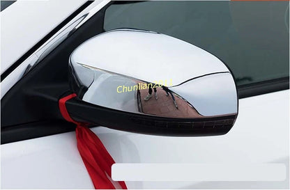 Chrome Side Mirror Covers for Jeep Compass (2017-2021) (2 pcs)