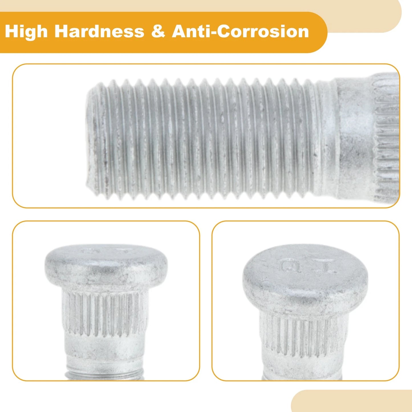M12x1.25 Wheel Lug Studs for Nissan Versa (2012-2019) - 4 Pcs