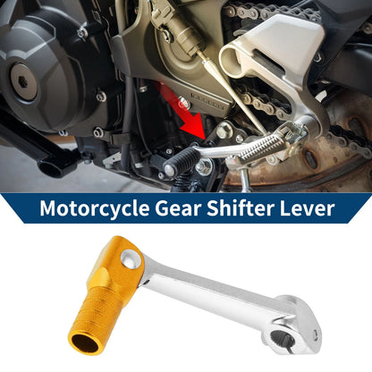 Folding Gear Shifter Lever for Bosuer M5 Silver Tone Gold Tone Head