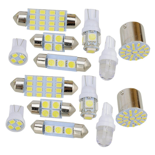 14x White SMD LED Interior Lights for Dodge RAM 1500 2500 3500 (2002-2023)