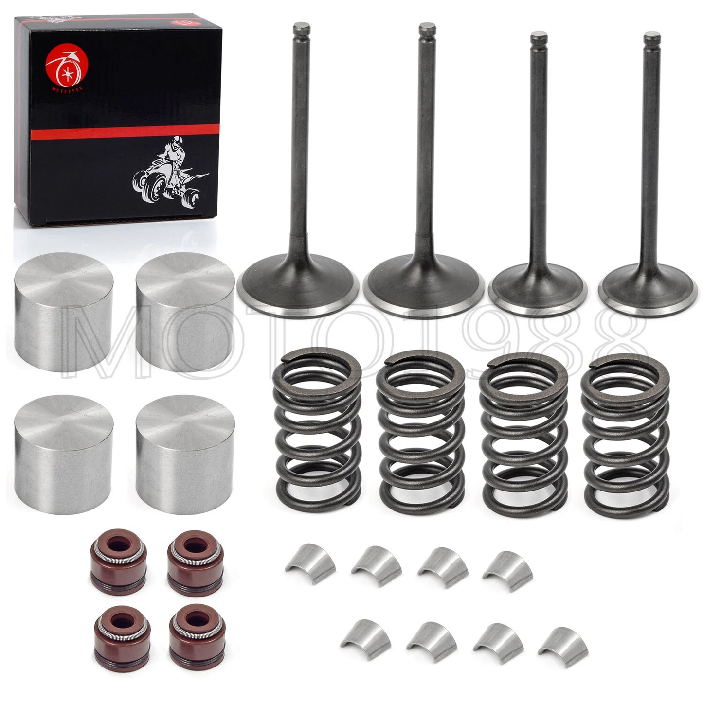Intake & Exhaust Valve Spring Seal Kit for Suzuki DRZ 400 E/S/SM (2000–2022)
