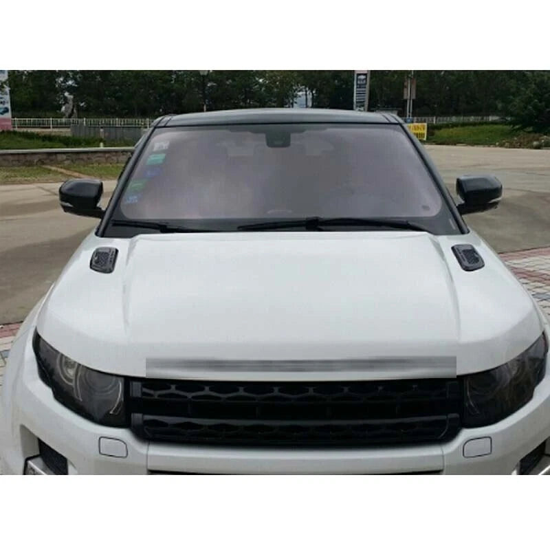 Carbon Fiber Hood Air Outlet Vent Cover Trim For Evoque Discovery Sport /evoque