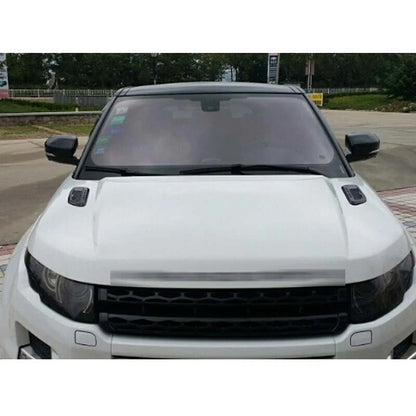Carbon Fiber Hood Air Outlet Vent Cover Trim For Evoque Discovery Sport /evoque