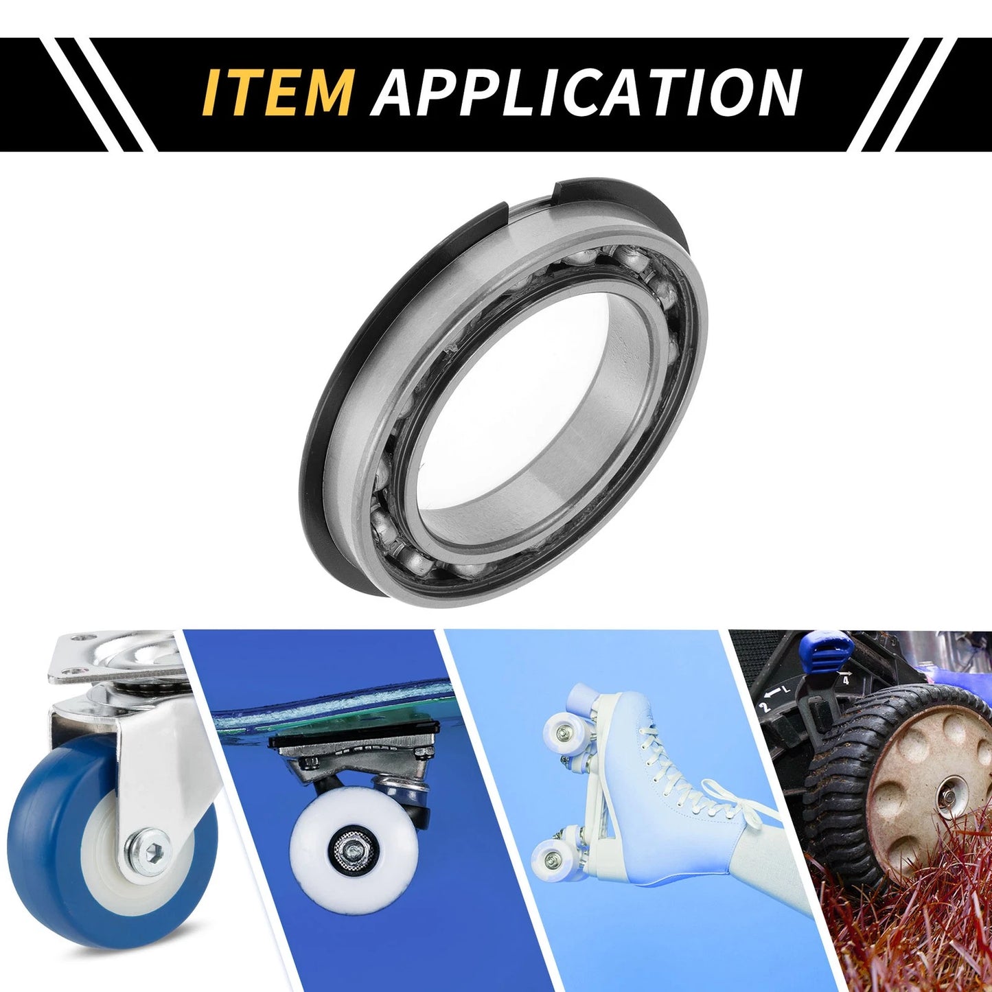 Deep Groove Ball Bearings 45x68x12mm 1 Pc for Scooter Skateboard Wheel