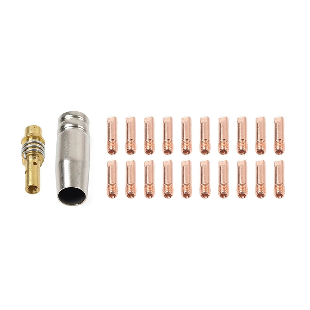 22 x Mig Welding Gun Tips 030/035 Kit for MB 15AK MIG125 MIG135 Welder